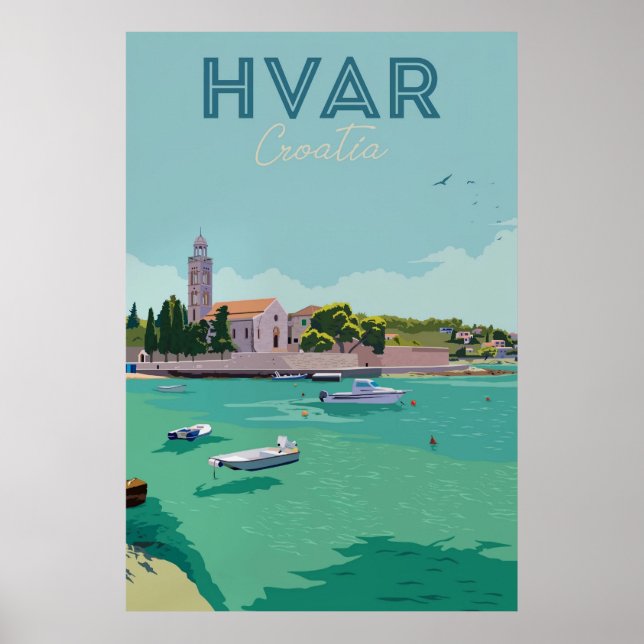 Hvar, Croatia Poster (Front)