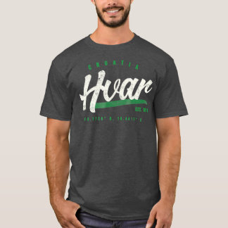 Hvar Croatia Vintage Retro T-Shirt