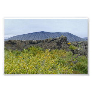 Hverfjall Volcano Cone, Iceland Photo Print