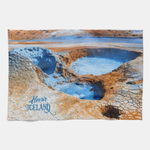 Hverir, Iceland Tea Towel