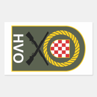 HVO RECTANGULAR STICKER