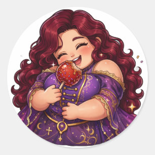 HVU Spooky Season - Day 8: Candy Apple Sticker