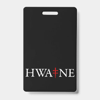 HWA-NE ID card--add your own photo & name 6/25 Badge