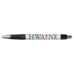 HWA-NE logo pen for events, white 6/25