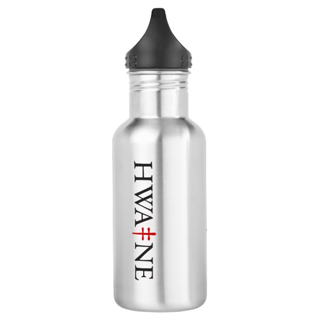HWA-NE small water bottle with 3 logos 6/25 (Left)