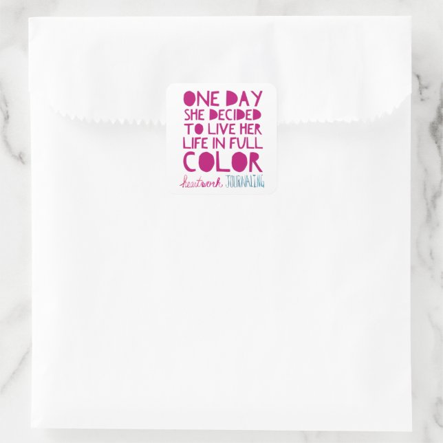 HWJ One Day Sticker (Bag)
