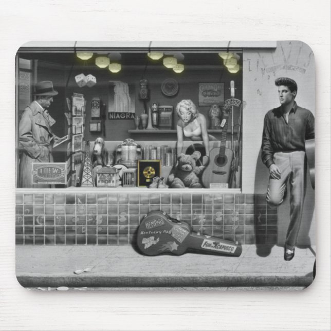 HWY 51 Silver Mouse Mat (Front)