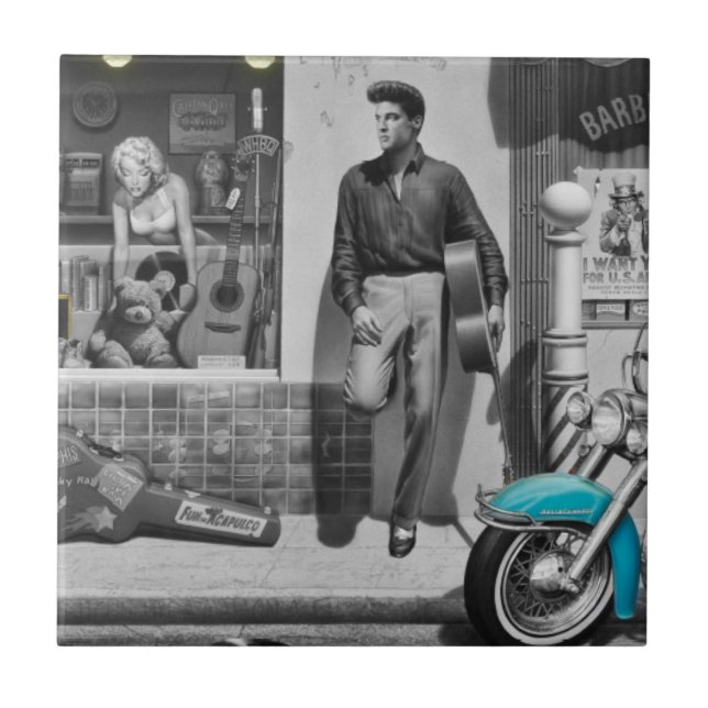 HWY 51 Silver Tile (Front)