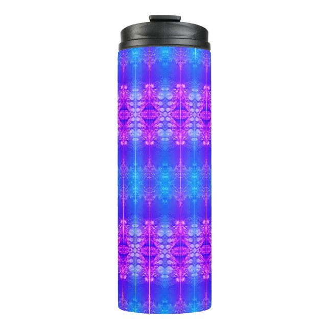 Hy Blue Ikat 4 Mia Thermal Tumbler (Front)