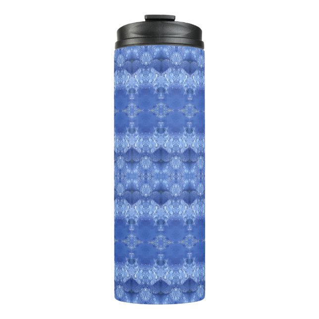 Hy Blue Ikat 6 Thermal Tumbler (Front)