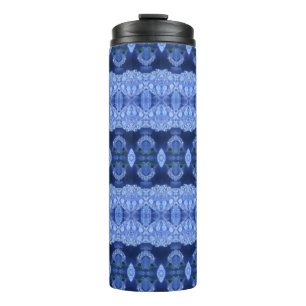 Hy Blue Ikat 9 Thermal Tumbler