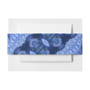 Hy Blue Ikat 9 Too Invitation Belly Band