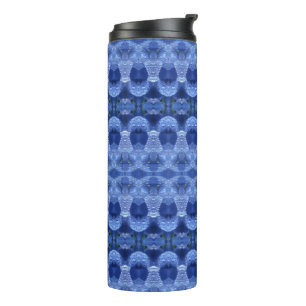 Hy Blue Ikat Thermal Tumbler