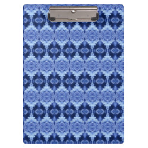 Hy Blue Ikat Zen Clipboard