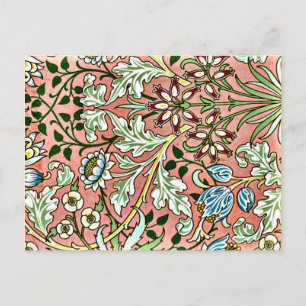 Hyacinth, a William Morris pattern Postcard