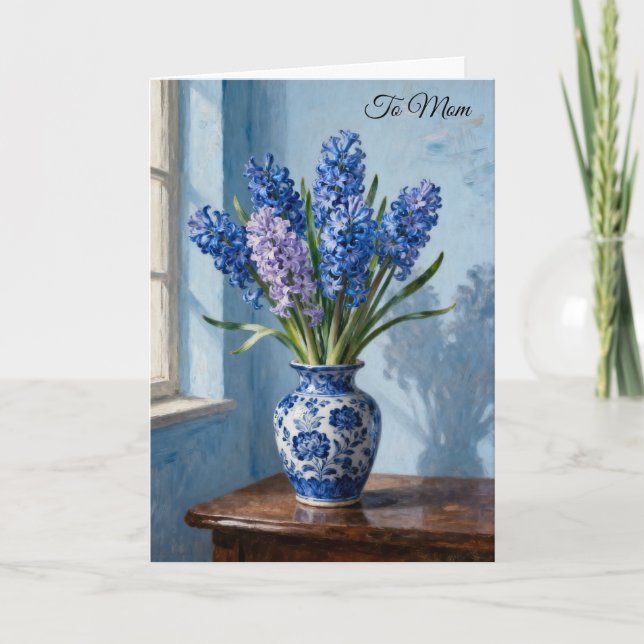 Hyacinth Bouquet Card (Front)