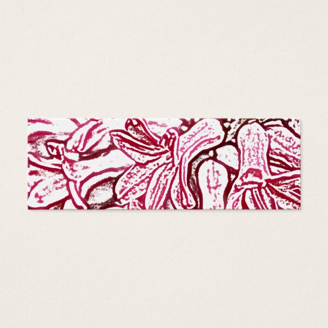 Hyacinth Edited Bookmark (Front)