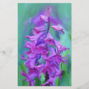 Hyacinth Flower Stationery