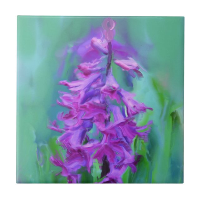 Hyacinth Flower Tile (Front)