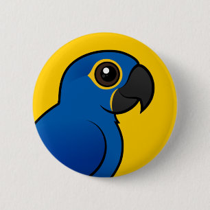 Hyacinth Macaw 6 Cm Round Badge