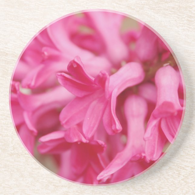 Hyacinth Pink Coaster (Front)