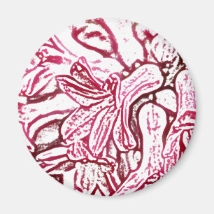 Hyacinth Pink Edited Magnet