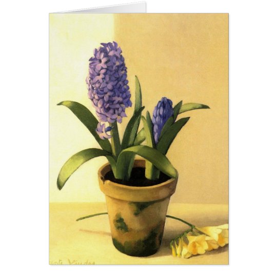 Hyacinth Pot Card