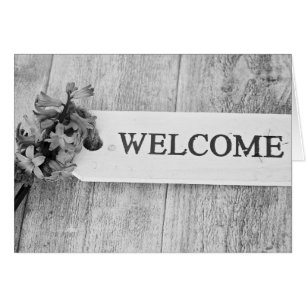Hyacinth Purple Wood Sign Spring Floral Welcome