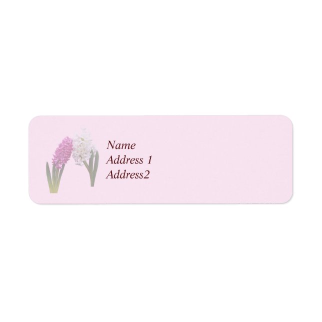 Hyacinths In Love Save the Date (Front)