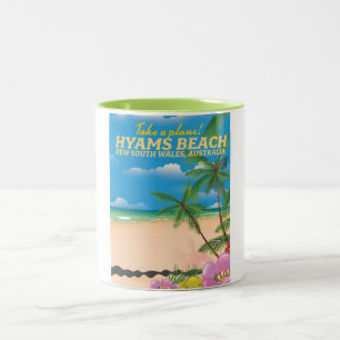 Hyams Beach New South Wales Australia Two-Tone Coffee Mug