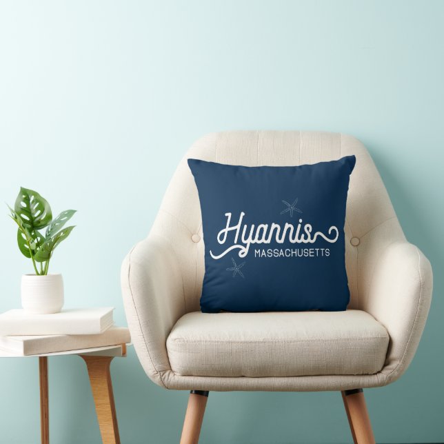 Hyannis Massachusetts Nautical Cushion (Chair)