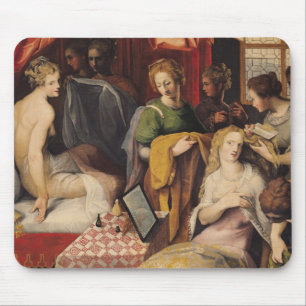 Hyante and Climene at their Toilet Mouse Mat