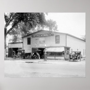 Hyattsville Auto Company, 1920. Vintage Photo Poster