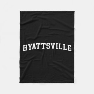 Hyattsville  fleece blanket