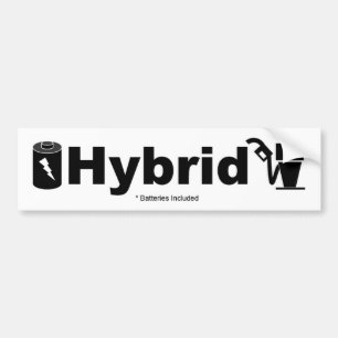 HYBRID batteries included Bumper Sticker