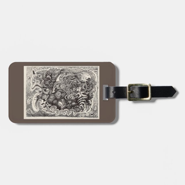 Hybrid Beast Luggage Tag (Front Horizontal)