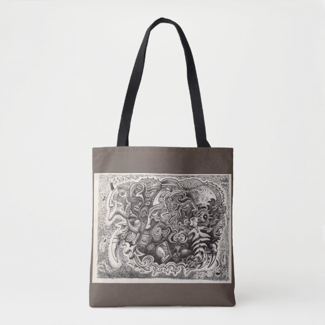 Hybrid Beast Tote Bag (Front)