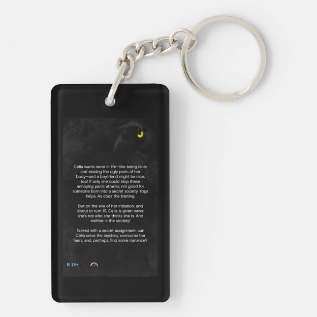 Hybrid DNA cover Key Ring (Back)