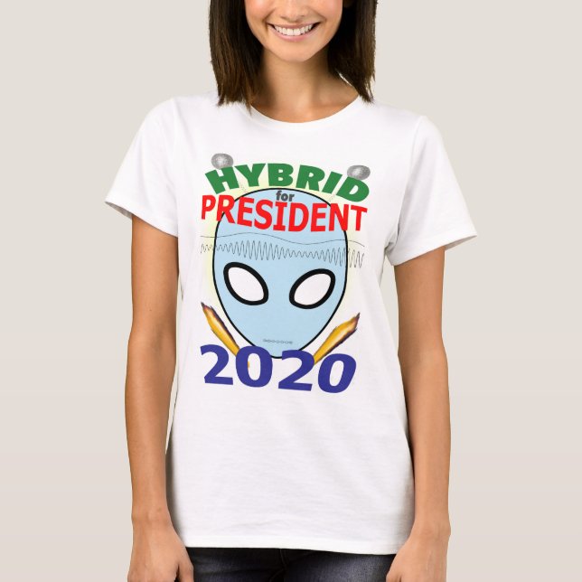 Hybrid for President 2020 - DNA mouth T-Shirt (Front)