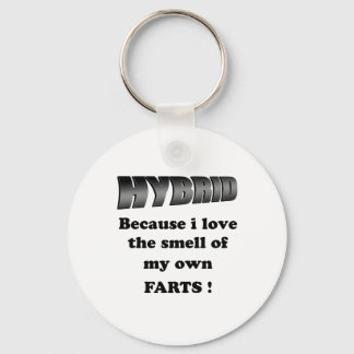 hybrid - i love the smell of my own farts key ring