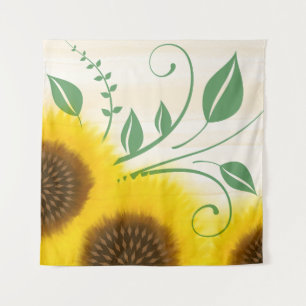 Hybrid Nouveau Sunflowers Tapestry