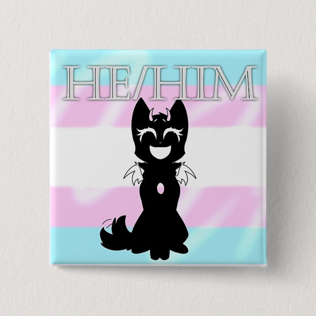 Hybrid Trans Pin (He/Him) (Front)