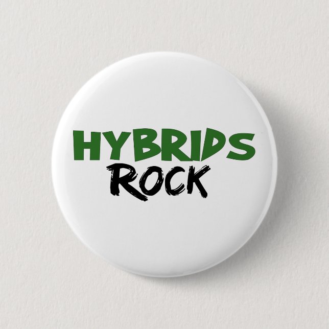 Hybrids Rock 6 Cm Round Badge (Front)