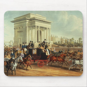 Hyde Park Corner, after James Pollard Mouse Mat