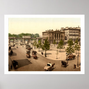 Hyde Park Corner, Antique London, UK Poster