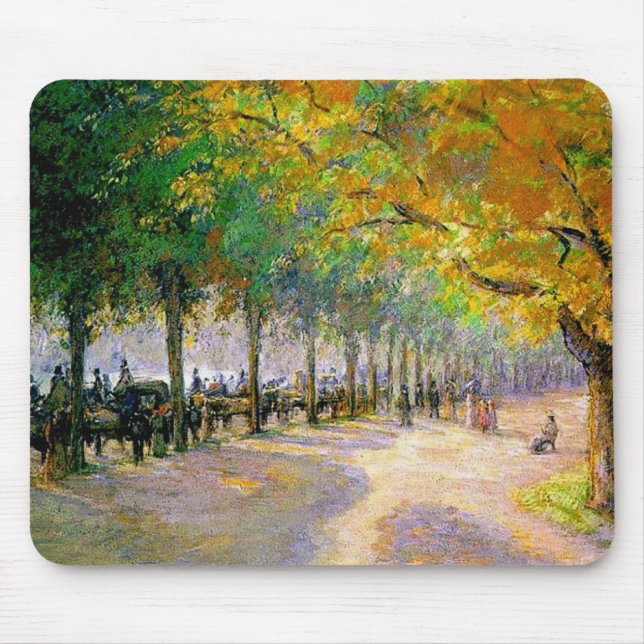Hyde Park, London cityscape, Mouse Mat (Front)