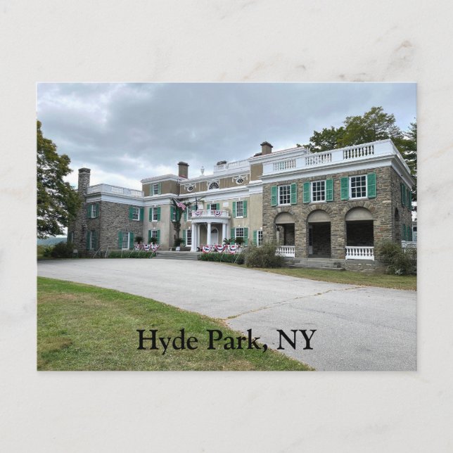 Hyde park new york postcard (Front)