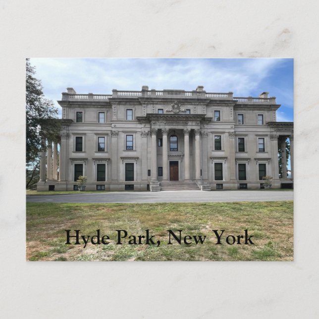 Hyde Park New York Postcard (Front)