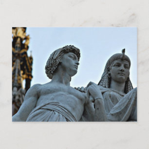 Hyde Park Statues Postcard