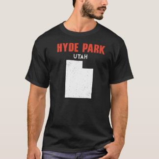 Hyde Park Utah USA State America Travel Utahan   T-Shirt
